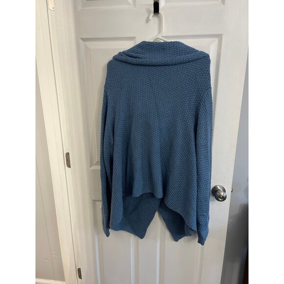 Matilda Jane Envision This Wrap Knit Cardigan Sweater Size XXL Blue - Picture 4 of 7